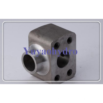 SAE Single Flanges Screw in BSPP Threaded Counterflange Block Code